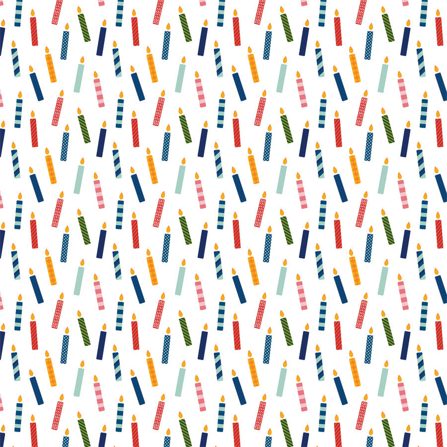 BIRTHDAY SLUTATIONS JOURNALING SQUARES - 12x12 Double-Sided Patterned Paper - Echo Park