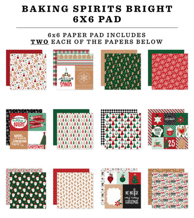 BAKING SPIRITS BRIGHT 6x6 Paper Pad - Echo Park