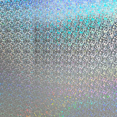 Blocks Holographic Cardstock - 12x12 Silver holographic cardstock with a mosaic square pattern
