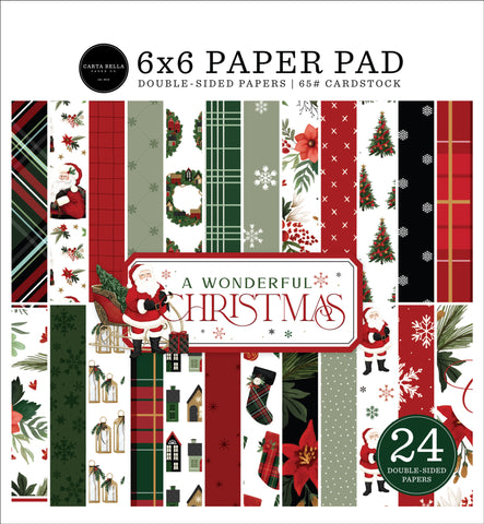 Simple Vintage Christmas Lodge Dbl-Sided Cardstock 12X12-Journal Elements -  810079986514