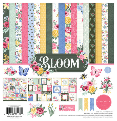 The Collection Kit for paper crafts includes 12 double-sided papers celebrating the good things in life, particularly family. The papers are of archival quality.