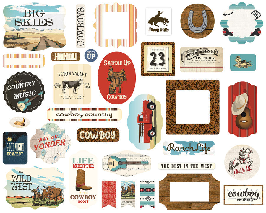 COWBOYS Ephemera - Carta Bella