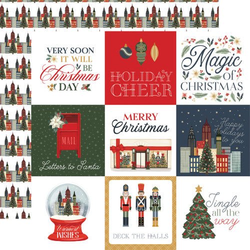 CHRISTMAS IN THE CITY 12x12 Collection Kit - Carta Bella