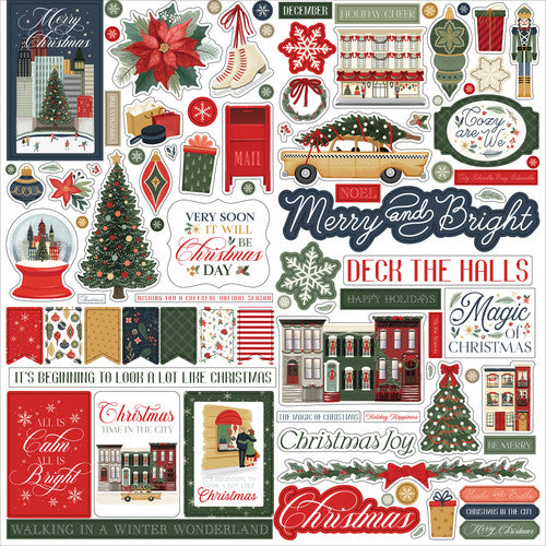 CHRISTMAS IN THE CITY 12x12 Collection Kit - Carta Bella