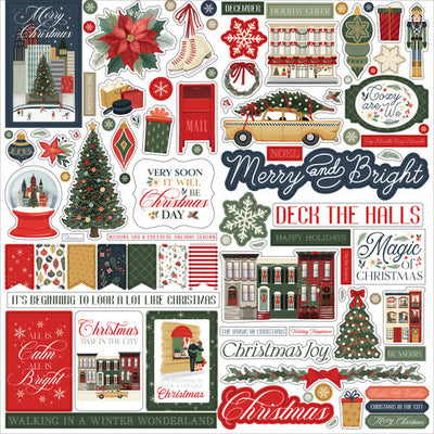 CHRISTMAS IN THE CITY 12x12 Collection Kit - Carta Bella