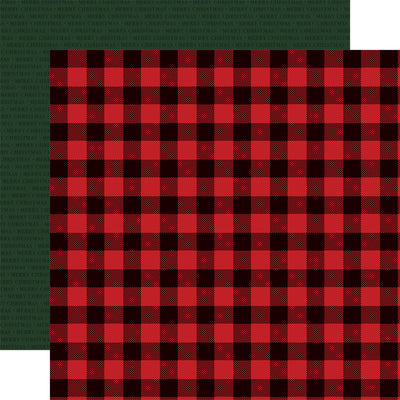 BUFFALO PLAID - 12x12 Patterned Cardstock - Carta Bella