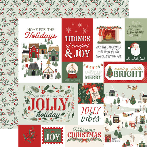 CHRISTMAS VILLAGE 12x12 Collection Kit - Carta Bella
