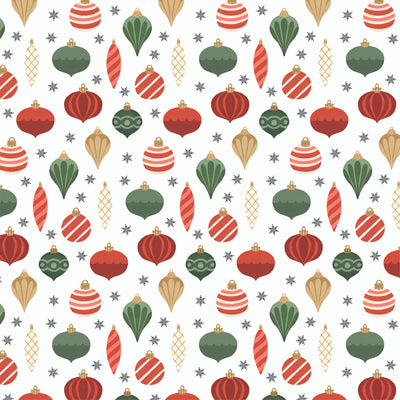 JOY ORNAMENTS - 12x12 Patterned Cardstock - Carta Bella