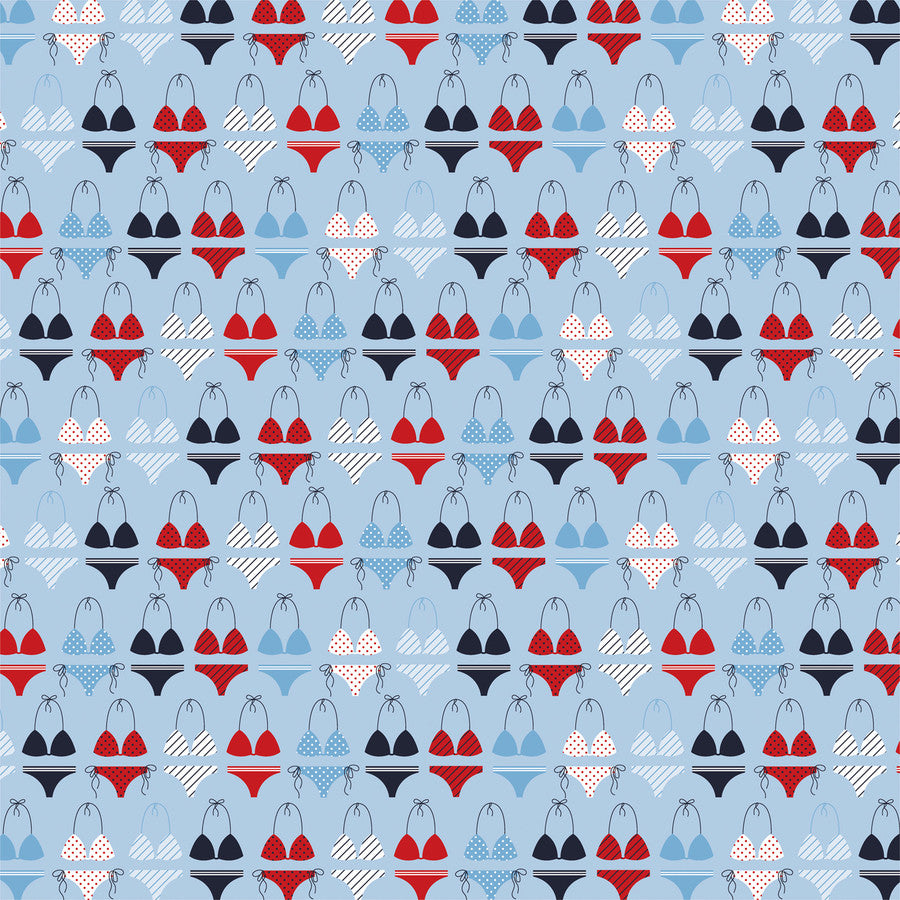 SEAS THE DAY - 12x12 Double-Sided Patterned Paper - Carta Bella