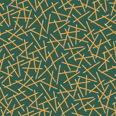 SCATTERED PENCILS - 12x12 Double-Sided Patterned Paper - Carta Bella