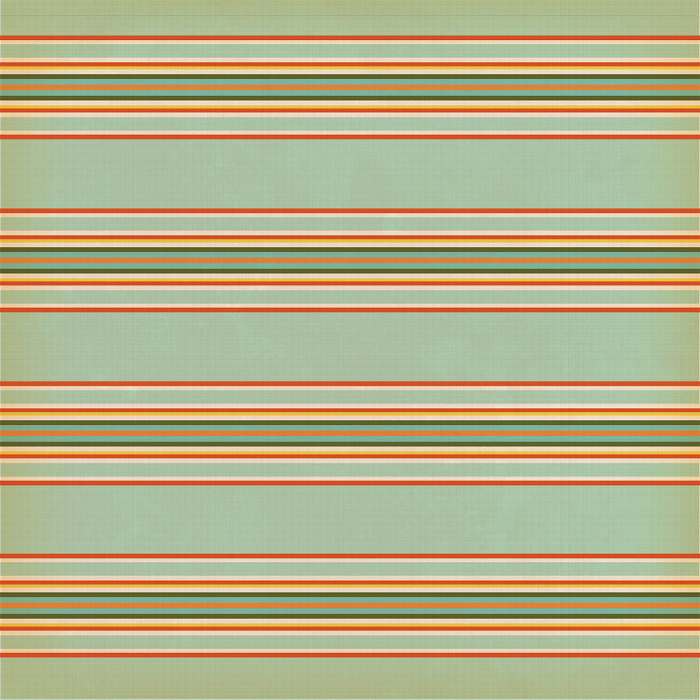 SCARECROW STRIPE - 12x12 Double-Sided Patterned Paper - Carta Bella