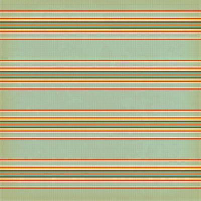 SCARECROW STRIPE - 12x12 Double-Sided Patterned Paper - Carta Bella