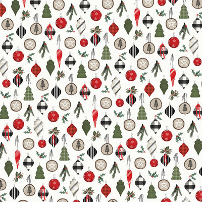 ORNAMENTS - 12x12 Patterned Cardstock - Carta Bella