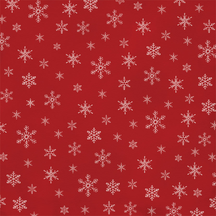 SNOWFLAKES - 12x12 Patterned Cardstock - Carta Bella