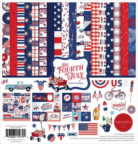 FOURTH OF JULY 12x12 Collection Kit - Carta Bella