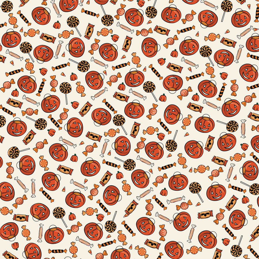 HERE FOR THE CANDY - 12x12 Patterned Cardstock - Carta Bella