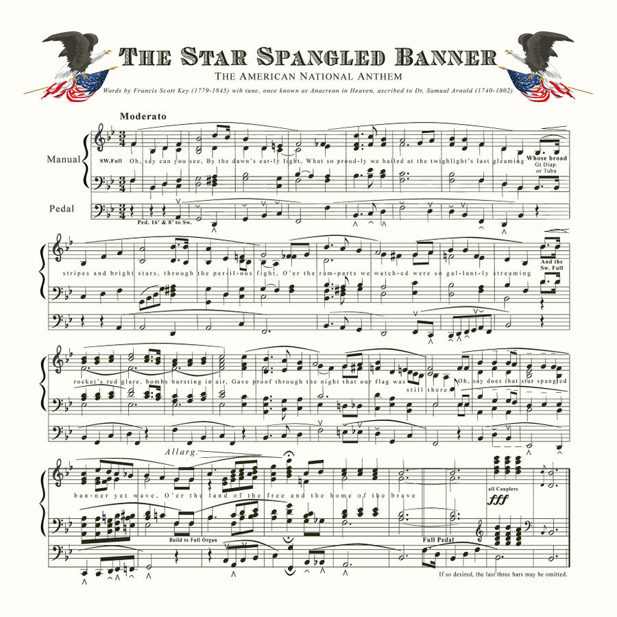 STAR SPANGLED BANNER - 12x12 Patterned Cardstock - Carta Bella