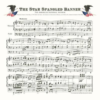 STAR SPANGLED BANNER - 12x12 Patterned Cardstock - Carta Bella