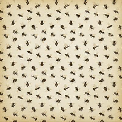 HONEY BEES - 12x12 Double-Sided Patterned Paper - Carta Bella