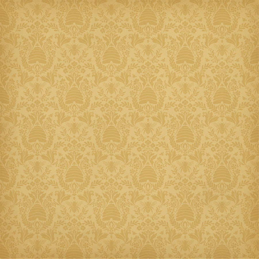 HONEY BEES - 12x12 Double-Sided Patterned Paper - Carta Bella