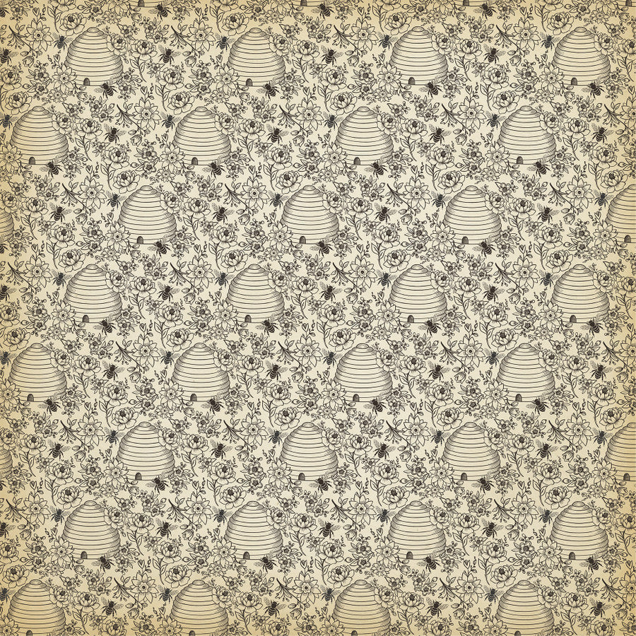 HONEY BEE  6X4 JOURNALING CARDS - 12x12 Double-Sided Patterned Paper - Carta Bella