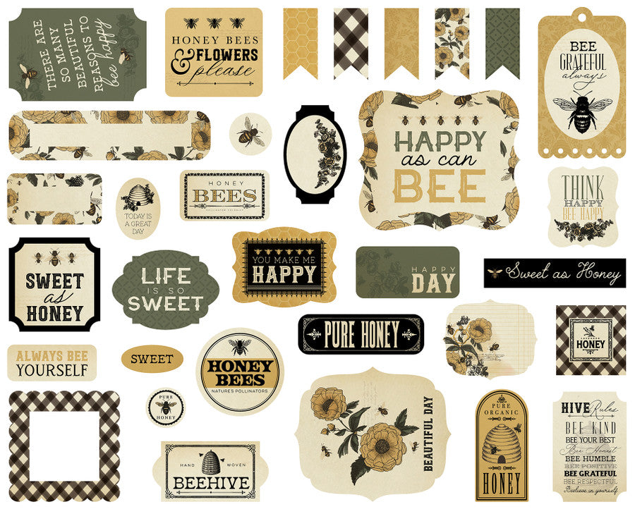 HONEY BEE Ephemera - Carta Bella