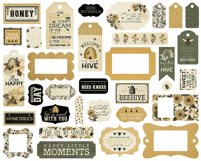 HONEY BEE Frames & Tags - Carta Bella