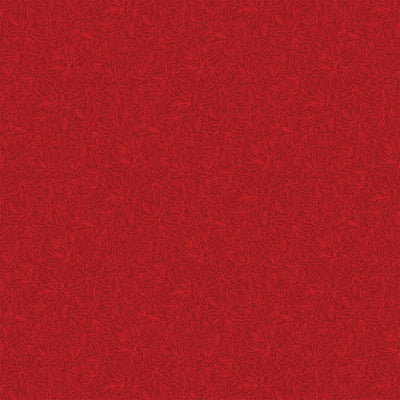 POINSETTIA FLORAL - 12x12 Patterned Cardstock - Carta Bella