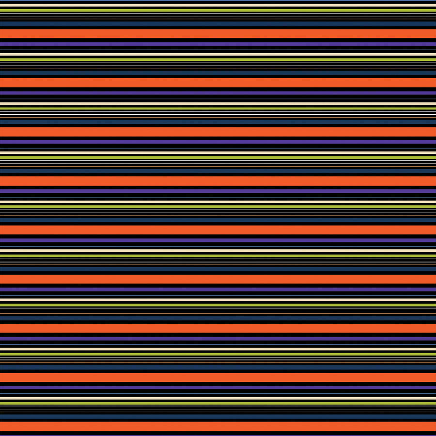 SPOOKY STRIPES - 12x12 Patterned Cardstock - Carta Bella