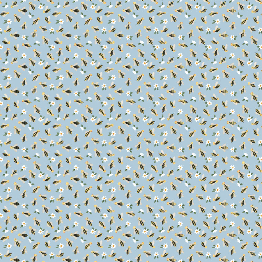 BLISSFUL BEES - 12x12 Double-Sided Patterned Paper - Carta Bella