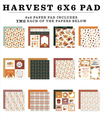 HARVEST 6x6 Paper Pad - Carta Bella