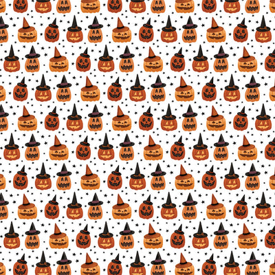JACK-O-LANTERNS - 12x12 Double-Sided Patterned Paper