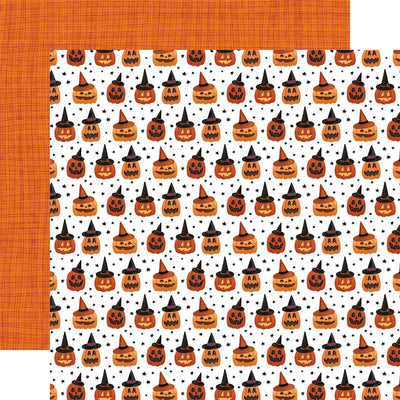 JACK-O-LANTERNS - 12x12 Double-Sided Patterned Paper