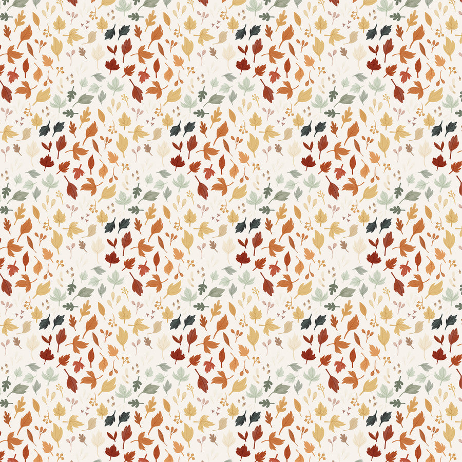 COLORS OF FALL LEAVES - 12x12 Double-Sided Patterned Paper - Carta Bella