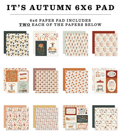 IT'S AUTUMN 6x6 Paper Pad - Carta Bella