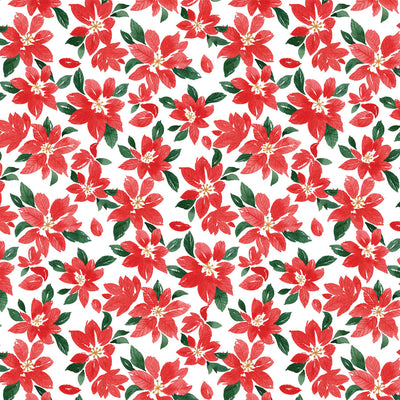 MERRY MEDIUM FLORAL - 12x12 Patterned Cardstock - Carta Bella