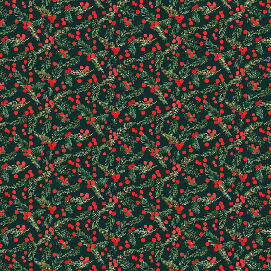 MERRY PLAID - 12x12 Patterned Cardstock - Carta Bella