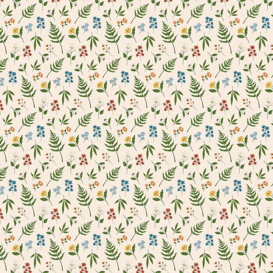 WILD FLOWERS - 12x12 Patterned Cardstock - Carta Bella
