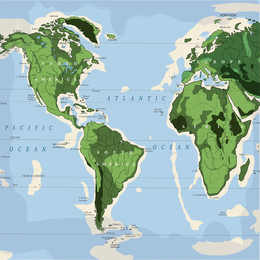 TRAVEL THE WORLD - 12x12 Double-Sided Patterned Paper - Carta Bella