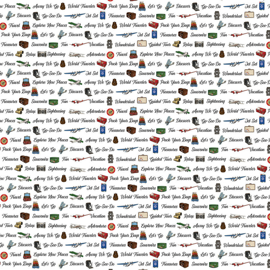 WANDERLUST - 12x12 Double-Sided Patterned Paper - Carta Bella