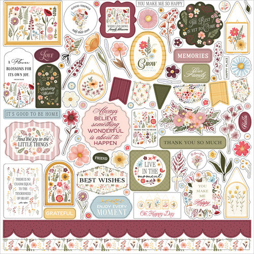PRESSED FLORAL - 12x12 Collection Kit - Carta Bella