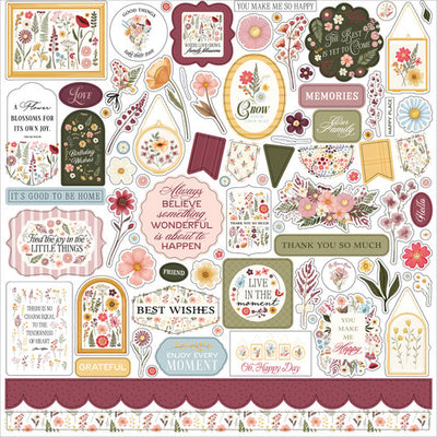 PRESSED FLORAL - 12x12 Collection Kit - Carta Bella