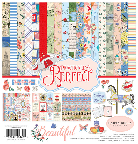 PRACTICALLY PERFECT 12x12 Collection Kit - Carta Bella