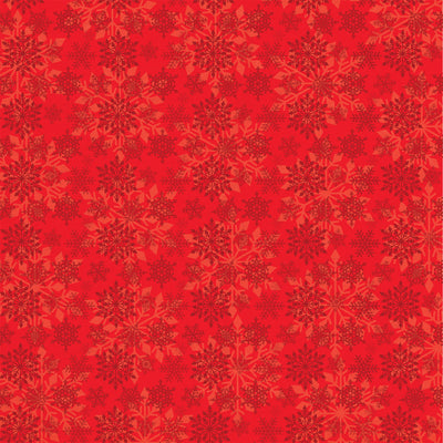 SEASONAL SNOWFLAKES - 12x12 Patterned Cardstock - Carta Bella