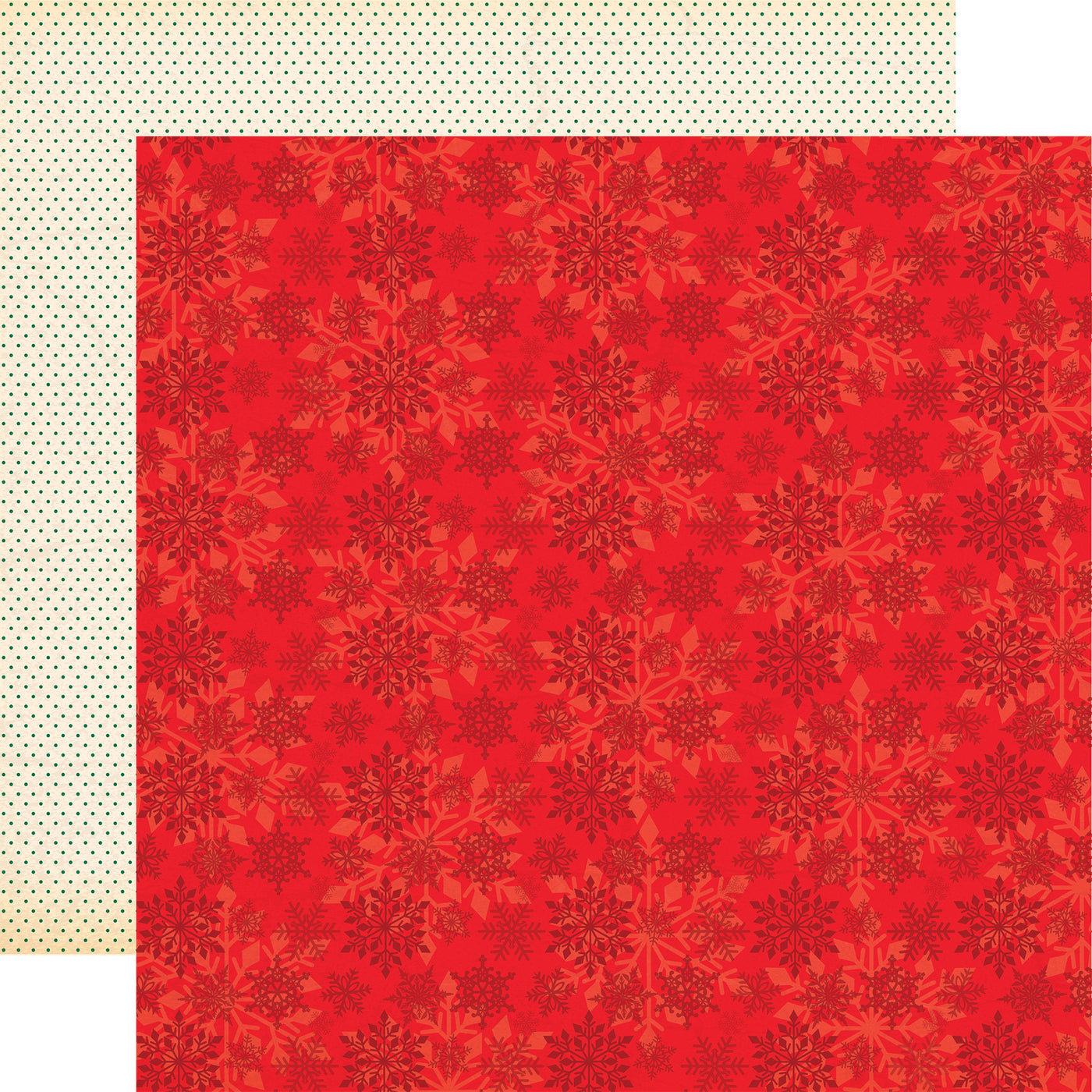SEASONAL SNOWFLAKES - 12x12 Patterned Cardstock - Carta Bella
