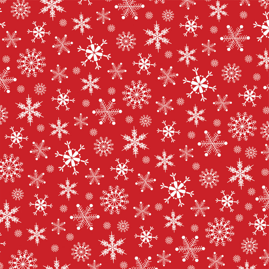 WHITE CHRISTMAS - 12x12 Patterned Cardstock - Carta Bella