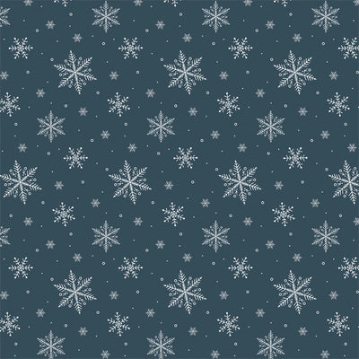 WINTER DAY FLAKES - 12x12 Patterned Cardstock - Carta Bella