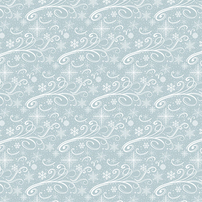 SNOWY SWIRLS - 12x12 Patterned Cardstock - Carta Bella