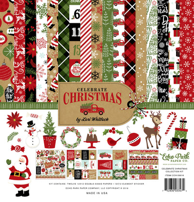 CELEBRATE CHRISTMAS 12x12 Collection Kit - Echo Park