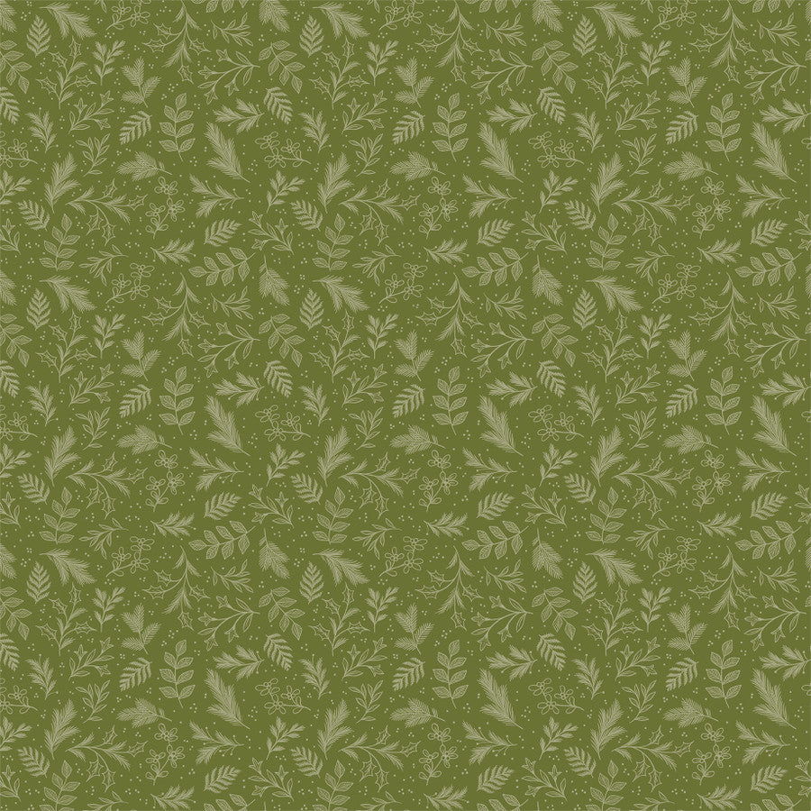 POPULAR POINSETTIA - 12x12 Double-Sided Patterned Paper - Echo Park